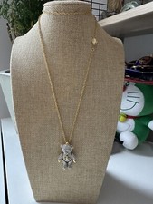 Vivienne Westwood Orbit Teddy bear  Pendent Necklace