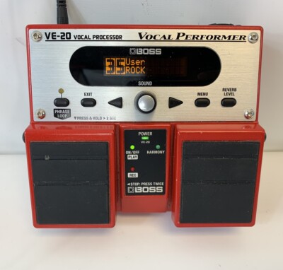 BOSS VE-20 Vocal Performer Processor Multi Effect Pedal - FAST  