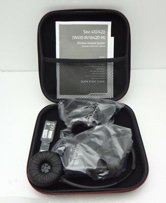 Plantronics Savi W410-M Kabellos Dect USB PC Headset Microsoft Version 84007-02