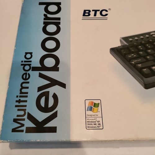 Tastiera multimediale BTC 9113 PS/2 compatibile Millennium nera - Foto 5 di 15