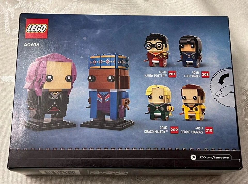 LEGO 40618 Kingsley Shacklebolt Nymphadora Tonks Brickheadz Wizarding World New - Image 2 of 4