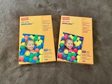 Staples Photo Plus 4x6 Gloss Paper 19898 for Inkjet Set of 2 Pkgs 120 Sheets