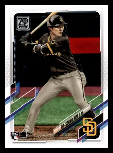Ha-Seong Kim RC 2021 Topps #398a Rookie San Diego Padres NM-MINT