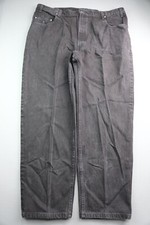 Vintage 1999 Men Levi's 545 Jeans Black USA Made Loose Sz 44x30 Measure 42x29 