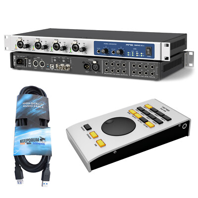 RME Fireface 802 FS Audio Interface mit ARC-USB Fernbedienung und Verlängerung