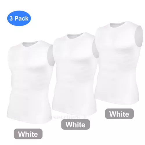 Gilet dimagranti uomo sport abbigliamento attivo top shapewear camicia compressione body shaper - Foto 28 di 36