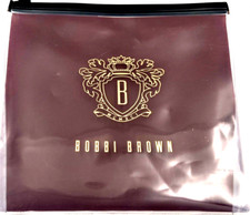 BOBBI BROWN Beaute Makeup Cosmetic Bag Toiletry Pouch CLEAR 7.5"x7" NEW PIC