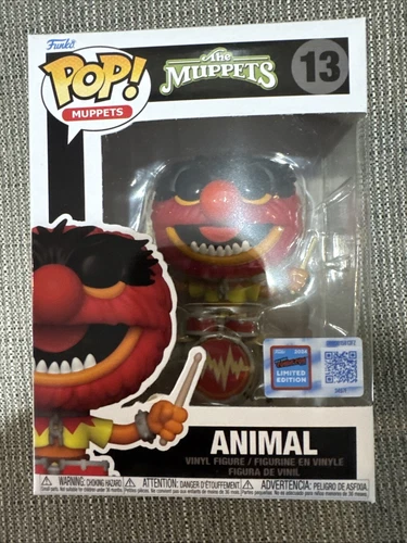 Funko Pop! NYCC 2024  The Muppets Animal #13 with Exclusive Con Sticker