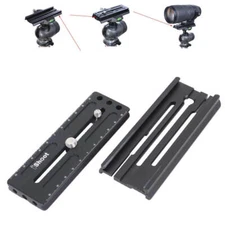 Clamp Adapter +Arca-Swiss Fit Quick Release Plate for Manfrotto Gitzo Fluid Head