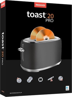 Roxio Toast 20 Pro - New Retail Box, RTO20PROMLDVDAM