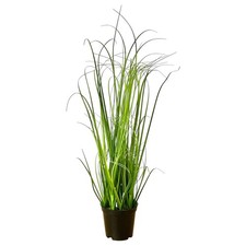 Kunstpflanze Gras, GRASBUSCH IM TOPF  40cm. Künstliches Dekogras Gräser GRÜN