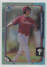 2015 Bowman Draft Chrome Sky Blue Refractor Greg Pickett #18 1u6