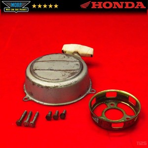 1978 HONDA ATC90 RECOIL STARTER PULL START + COVER ~ OEM 77-78