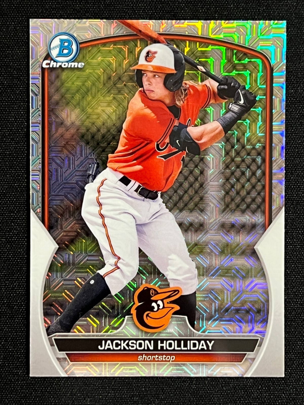 2023 Bowman - Chrome Prospects Jackson Holliday #BCP-20 Mojo Refractor (RC)