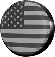 Spare Tire Cover for RV Trailer, 15 Inch Dustproof Leather Wheel Cover for Tire