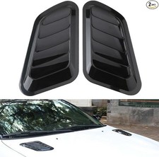 2pcs Universal Hood Air Vents For Car Hood Scoop Bonnet Vent Hood Air Intake Tri