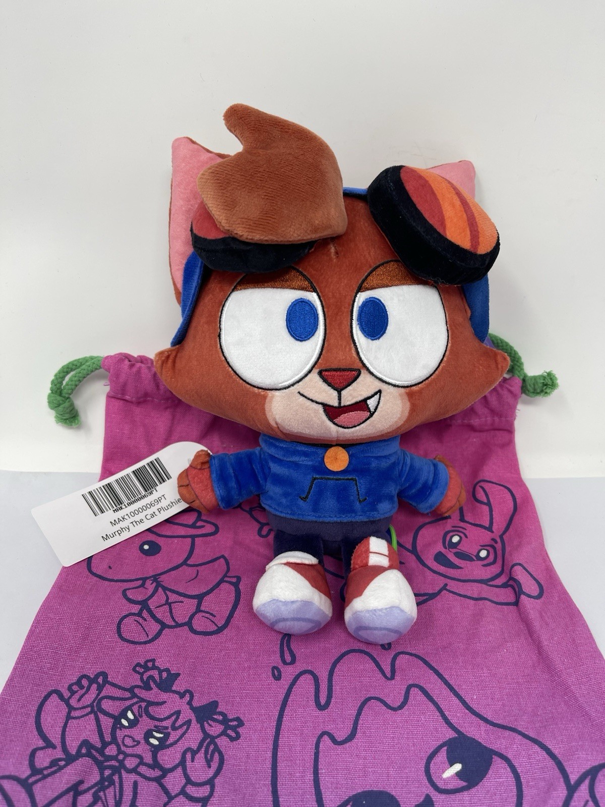 Makeship Murphy The Cat Plushie By AJMarekArt New With Tags & Bag Plush ...