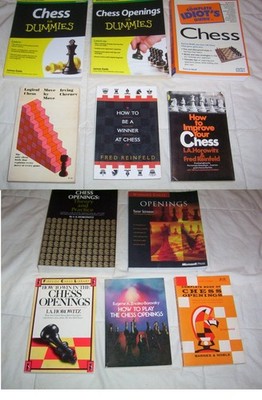 Lot of 11 Chess Books - Introduction, Openings, Study, Comprehensive to Overview