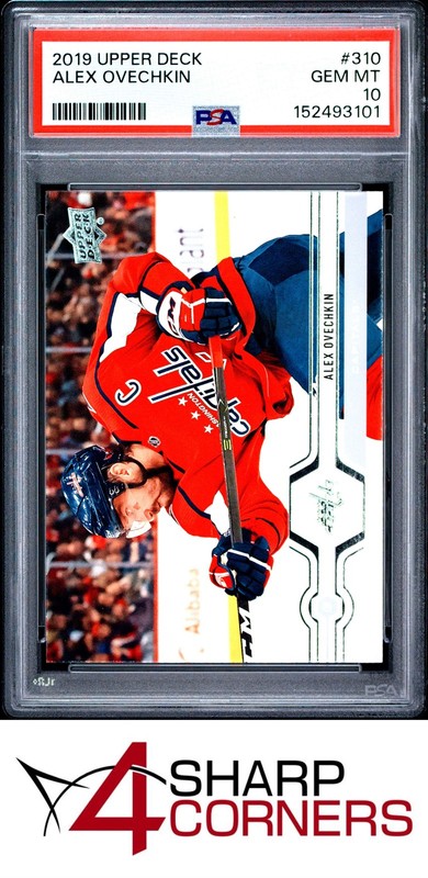 2019 UPPER DECK #310 ALEX OVECHKIN CAPITALS PSA 10
