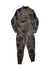 ROKA Assault Camo Tactical Full Body Neoprene Wetsuit Mens 5/7 M/L Dive RARE