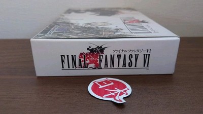 Final Fantasy VI FF6 Super Nintendo SNES Super Famicom + MANUAL