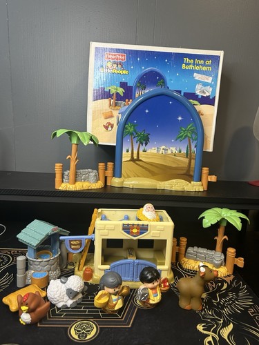 Fisher Price Little People The Inn At Bethlehem Set 2008 Belén COMPLETO con CAJA - Imagen 1 de 7