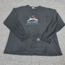 Vintage Pink Floyd Dark Side of the Moon Long Sleeve Shirt Faded Distressed