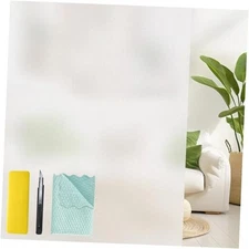 Frosted Glass Window Film with Installation Tools, Static 35.4" x 78.7" Pure