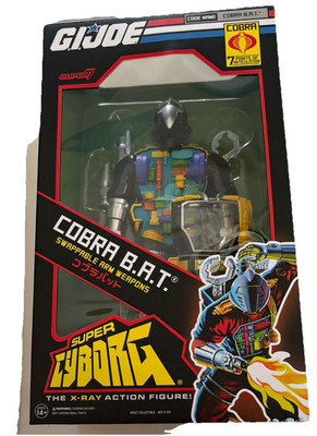 Super 7 G.I. Joe Super Cyborg Cobra B.A.T. Original Version Action Figure New