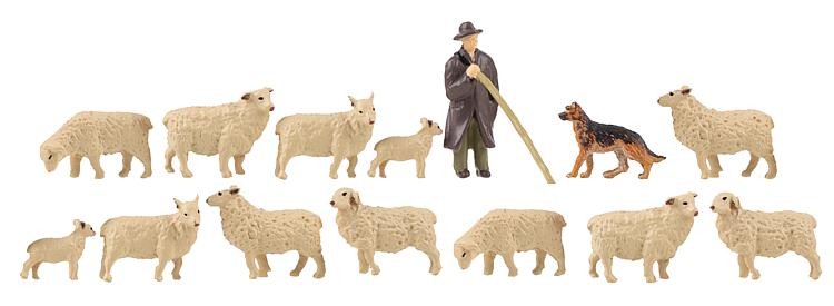 Faller 151901 - 1/87 / H0 Figure Set Sheep Farm - New