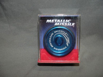 New in Box Vintage Blue Yomega Metallic Missle High Speed Yo-yo