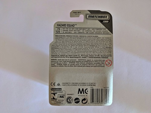 Matchbox Rescue 73/125 (18/30) Fire Dept Hazard Squad Vehicle - 2018 - Picture 2 of 6