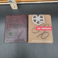 Vintage Pair Eastman Kodak Master Photoguide 1952 / Cine Photoguide 1952