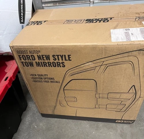 Ford F150 Platinum (2015-2020) Boost Auto Parts Tow Mirrors. New In Box