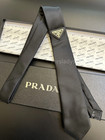 Prada Luxury Silk Tie – Triangle Logo