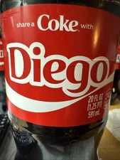 Share a Coke with   Diego    2025 Personalized Gift Coca Cola Bottle 20oz