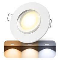 Orvia Spot 360° Schwenkbar IP65 Lumiflex Dimmbar 6W 3In1 Lichtmodi Deckenlampe
