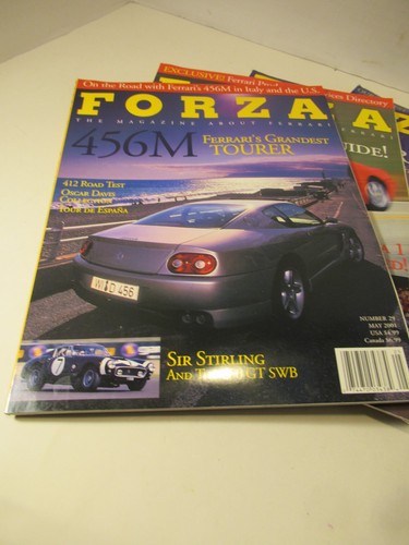Vintage Lot 8 Forza Ferrari Magazine Full Year 2001 # 27,28,29,30,31,32,33,34 - Picture 4 of 11