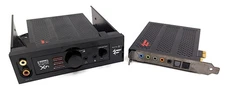 Creative Sound Blaster X-Fi Titanium SB0880 Card & XFi Fatal1ty SB1110 Drive Bay