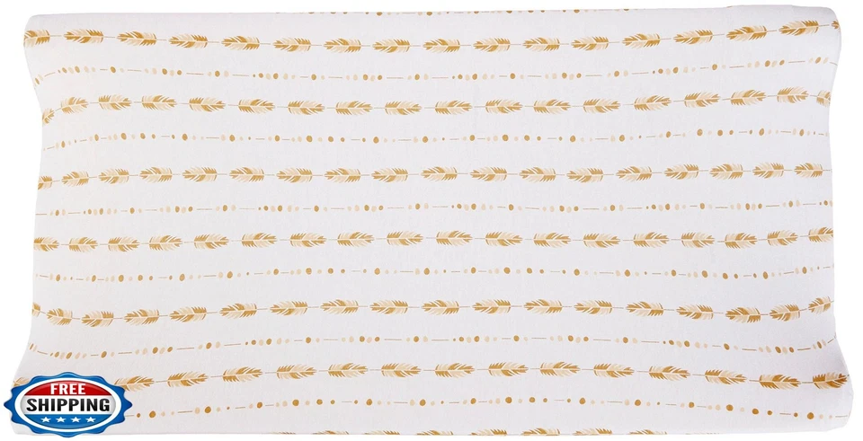 Paquete de 2 estampados 100 % algodón tejido ajuste American Baby Company Foto 2 de 4