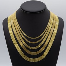 Bismark Chain Necklace Diamond-Cut 14K Yellow...