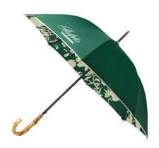 NWT Vintage 100 Authentic Ralph's Coffee Shop Umbrella Bamboo Handle 38.5" LG