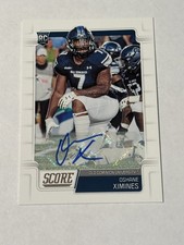 OSHANE XIMINES SCORE AUTOGRAPH AUTO RC OLD DOMINION MONARCHS GIANTS PATRIOTS