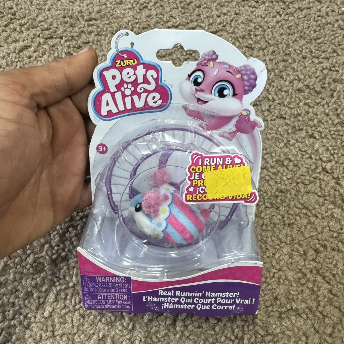 ❤︎ruru❤︎ ZURU Pets Alive Real Runnin' Mini Hamster for sale online | eBay