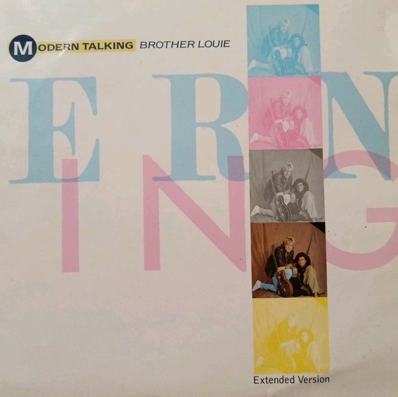 Modern Talking-Brother Louie (Extended) 1986 Vinyl 12"" Maxi Single.RCA PT 40876.