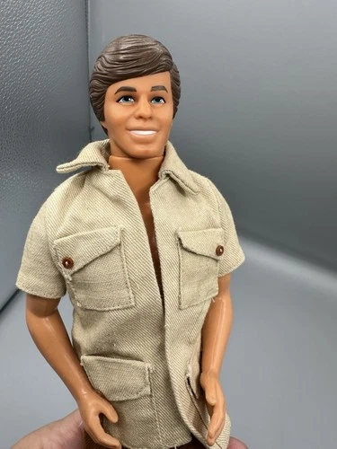 Vintage 1968 Mattel Ken Barbie Doll In Safari Outfit