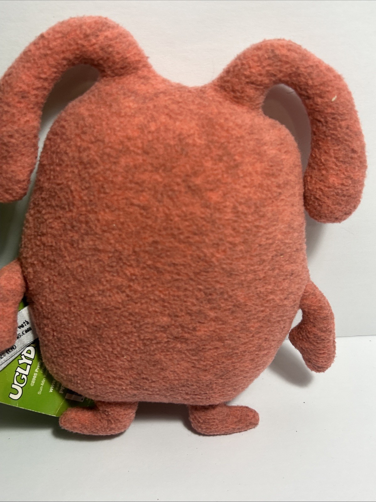 UGLY DOLL  Lot Of 2 - Pink Ox (with Tag 2005 & Jeero 2002 Pretty Ugly LLC RARE