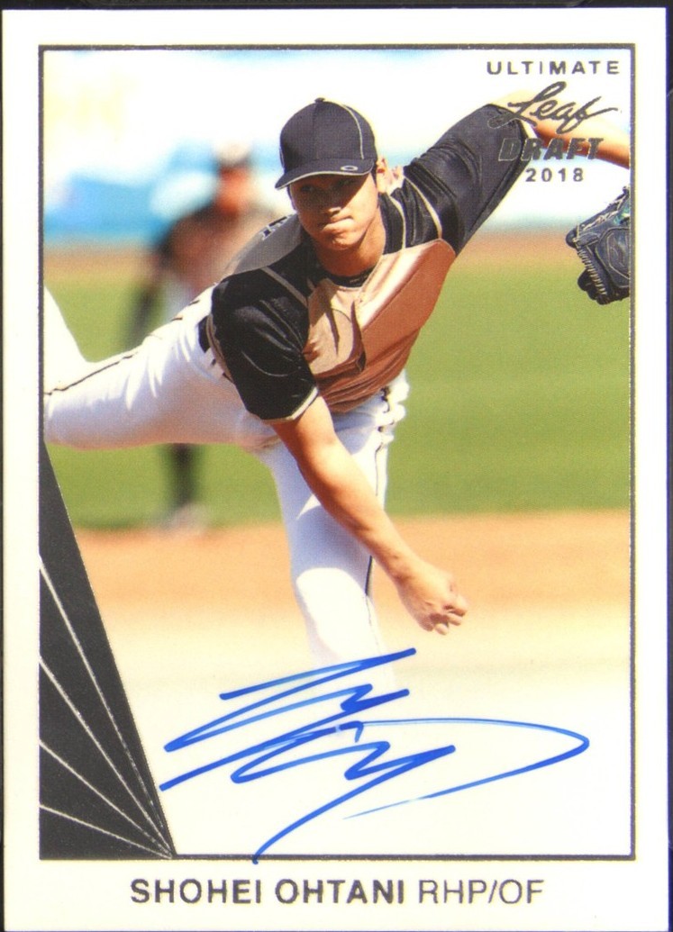 2018 Leaf Ultimate Draft - Shohei Ohtani #BA-SO1 for sale | eBay
