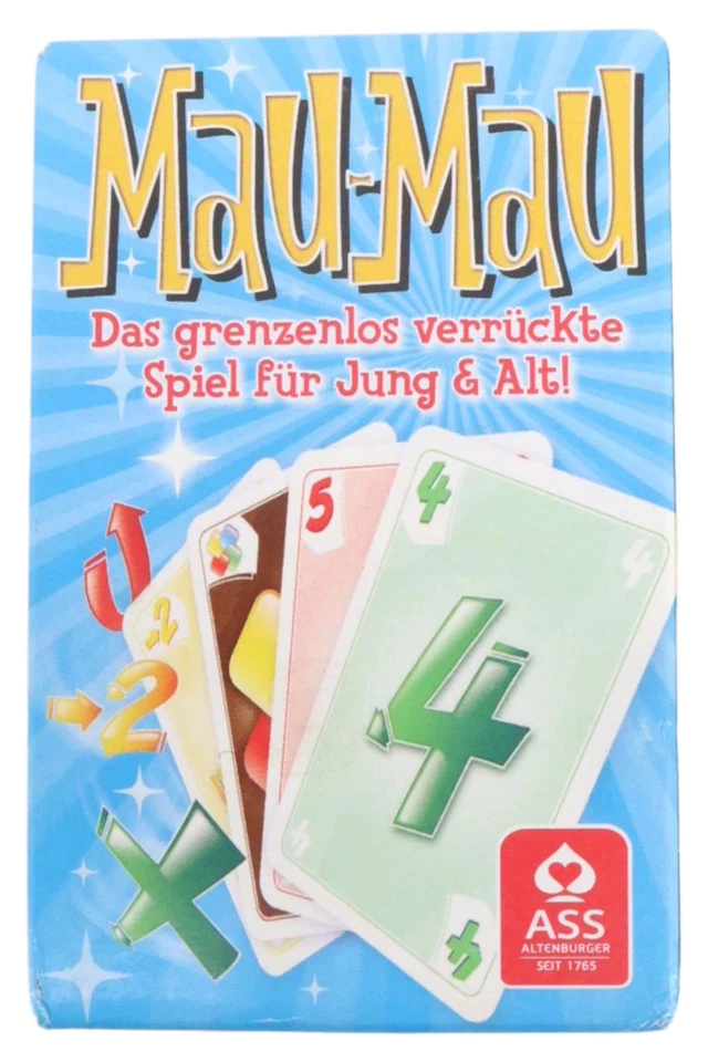 ASS Altenburger Mau-Mau Kartenspiel Familienspiel 32 Karten