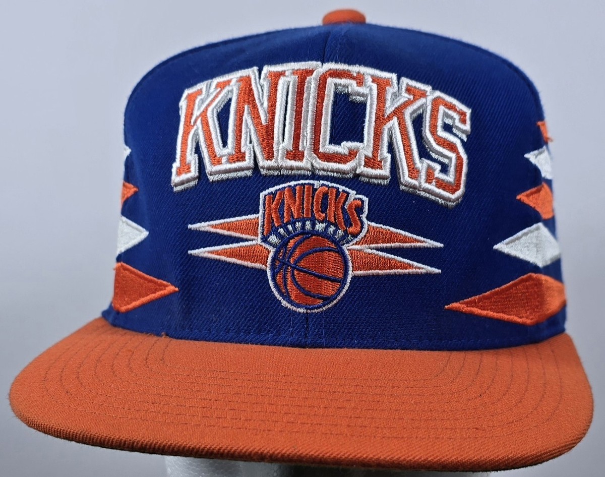 New York Knicks Diamond Mitchell And Ness Snap Back NBA Hat pre